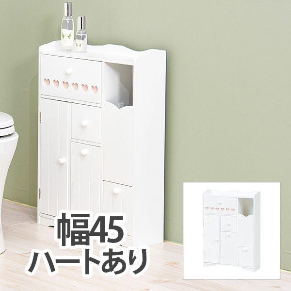 トイレラック（ホワイト）　MTR-6510WH